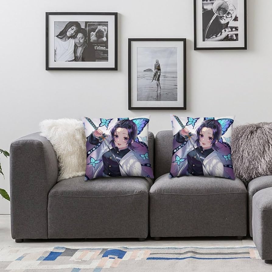 しのぶ クッション・抱きまくら Amazon｜あいのにじょ 鬼滅の刃 胡蝶しのぶ2 (8) 抱き枕カバー